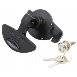 Tailgate lock handle with daken just box handle