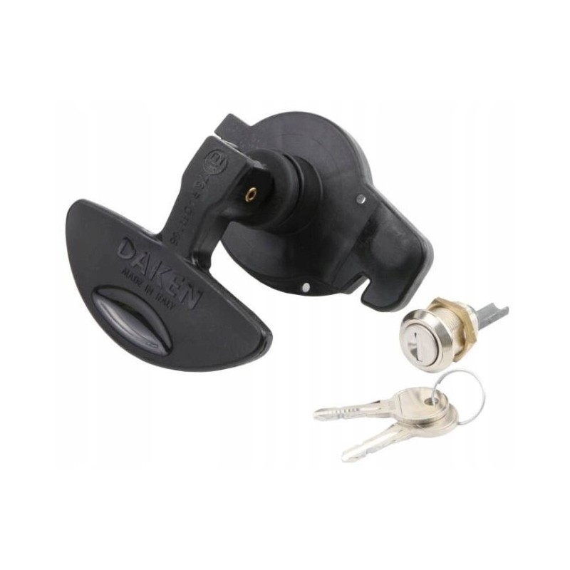 Tailgate lock handle with daken just box handle