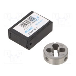 1 pcs x Vu00d6LKEL - 27444 - Threading die, high speed steel stal szybkotnąca HSS, M9, 1.25