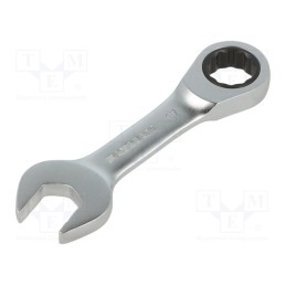 1 pcs x STANLEY - FMMT13113-0 - Wrench, combination spanner,with ratchet, 17mm, short, FATMAX®