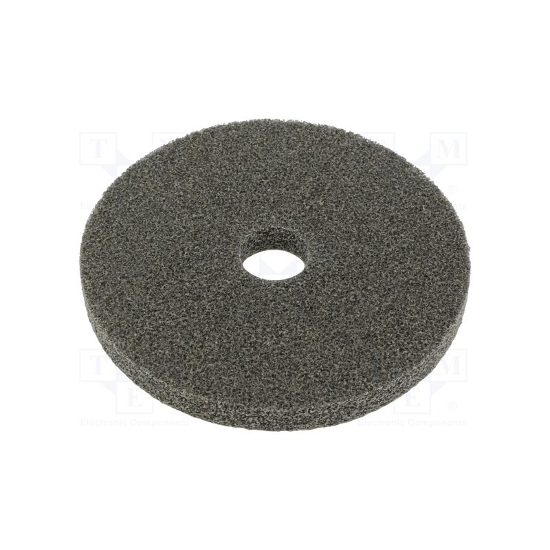 1 pcs x HURAGAN - XL-UW 2A MED 125X 12X 22MM - Wheel, fleece, Dim: Ø125x12mm, Mount.hole diam: 22mm