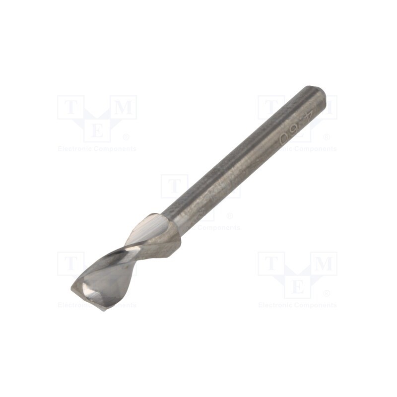 1 pcs x KEMMER PRAEZISION - SM 30 M 4600 125 - Drill bit, Ø: 4.6mm, L: 38.2mm, PCB, 1/8' (3,175mm)