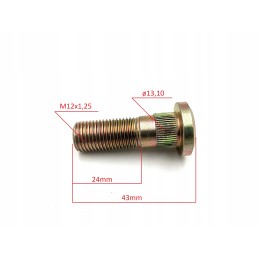 Rear screw stud with nut nissan j01 d0110 18