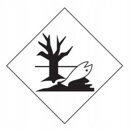 Adr sticker, loads that pose a threat to the environment, 30x30cm