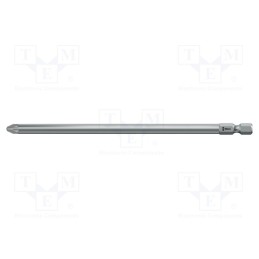 1 pcs x WERA - 5060030001 - Screwdriver bit, Pozidriv®, PZ1, Overall len: 152mm