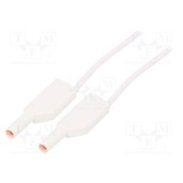 1 pcs x STu00c4UBLI - 28.0126-10029 - Test lead, 19A, banana plug 4mm,both sides, Urated: 1kV, Len: 1m