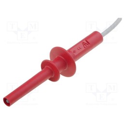 1 pcs x ELECTRO-PJP - 5600-HT-100-RT - Test lead, 10A, free end,banana plug 4mm, Urated: 5kV, Len: 1m, red