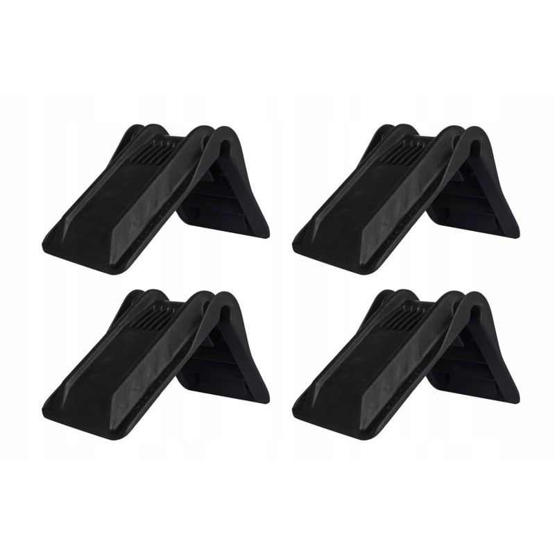 Corners securing the tow truck's transport belts