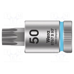 1 pcs x WERA - 5003072001 - Socket, socket spanner,Torx®, TX50, 3/8', 38.5mm, Zyklop