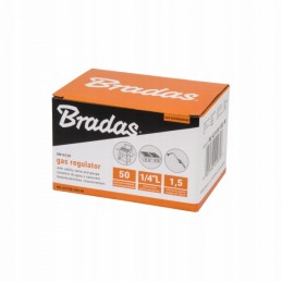 50 mbar gas reducer with pressure gauge for 11 kg cylinders