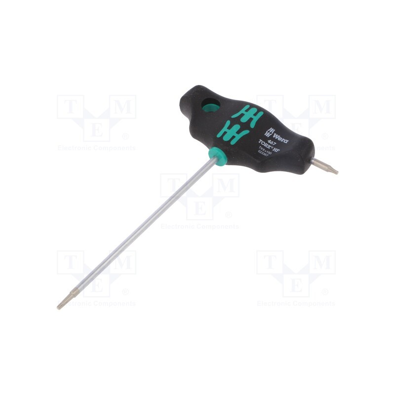 1 pcs x WERA - 5023367001 - Screwdriver, Torx®, TX06, with holding function, 400