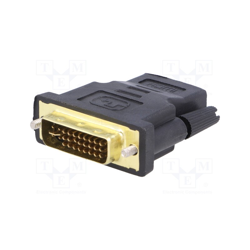 1 pcs x AKYGA - AK-AD-03 - Adapter, DVI-I (24+5) plug,HDMI socket, black