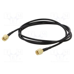 1 pcs x ONTECK - SMA-01-1.0 - Cable, 50Ω, 1m, SMA plug,both sides, black, straight