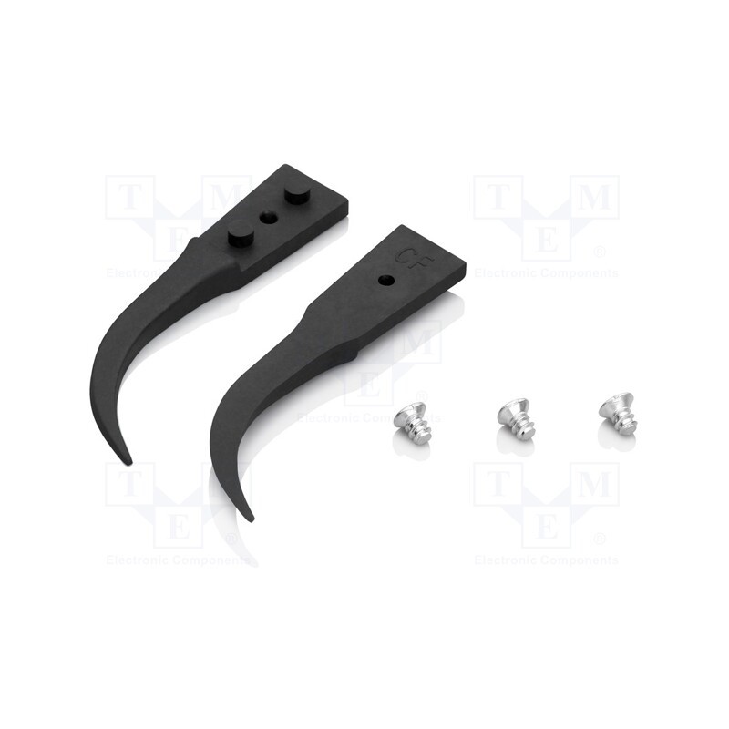 1 set x KNIPEX - 92 89 03 - Spare part: tip, Blades: narrow,curved, ESD, KNP.928103, 2pcs.