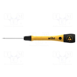 1 pcs x WIHA - 43679 - Screwdriver, hex key, precision, HEX 0,7mm, ESD, PicoFinish® ESD