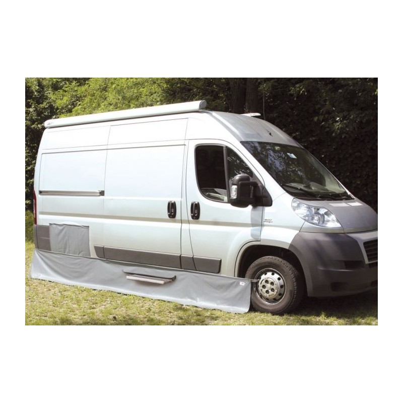 Lower wind apron for eurotra trailer