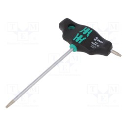 1 pcs x WERA - 5023370001 - Screwdriver, Torx®, TX09, with holding function, 400