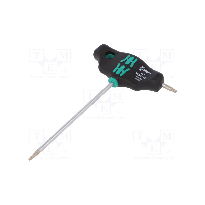 1 pcs x WERA - 5023369001 - Screwdriver, Torx®, TX08, with holding function, 400