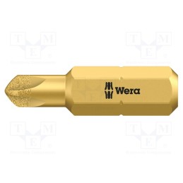 1 pcs x WERA - 5066644001 - Screwdriver bit, Torq-Set®, TS10, Overall len: 25mm