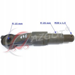 The steering arm is the right side of the arm 7a 7b