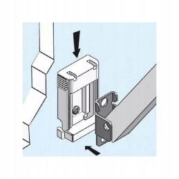 Thule awning leg wall bracket, 2 pcs, white