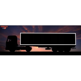 Oralite vc104 white contour tape for trailers