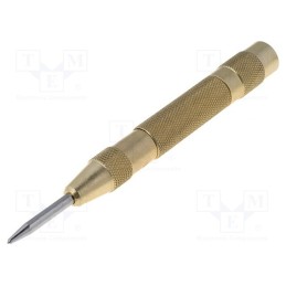 1 pcs x GOLDTOOL - THR-062 - Automatic center punch, Ø: 4mm, L: 130mm, steel