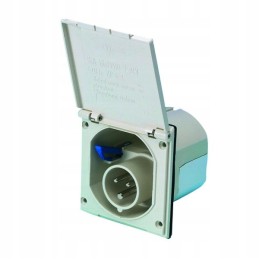 230v cee17 power socket for a camper trailer