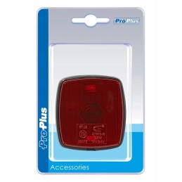 Red rear position lamp 66x62mm proplus