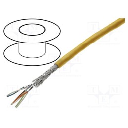 1 rol x HARTING - 9456000640 - Wire, S/FTP, 4x2x26AWG, industrial Ethernet, 6a, stranded, Cu, PUR