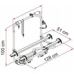 Carry bike caravan xl a problack bike rack