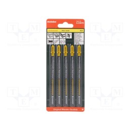 1 set x METABO - 623679000 - Hacksaw blade, wood,chipboard, 104mm, PRECISION WOOD, 5pcs.