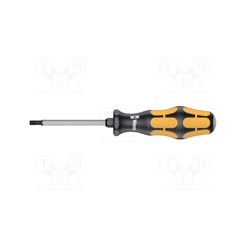 1 pcs x WERA - 5024400001 - Screwdriver, Torx®, for impact,assisted with a key, TX15