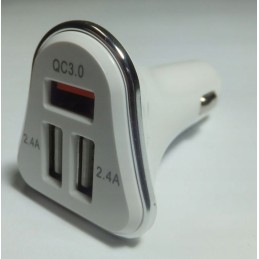 Charger 12v usb 2x 2 4 a qc 3 0 haba