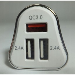 Charger 12v usb 2x 2 4 a qc 3 0 haba