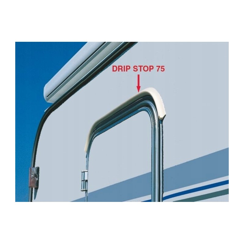 Rubber seal for mini drip stop gutter 75 cm fiamma in water
