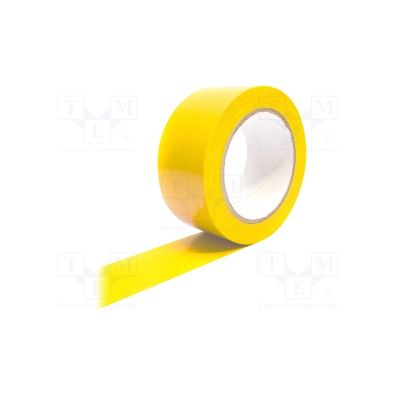 1 pcs x COBA EUROPE - TP070002 - Tape: marking, yellow, L: 33m, W: 50mm, self-adhesive, Thk: 0.15mm