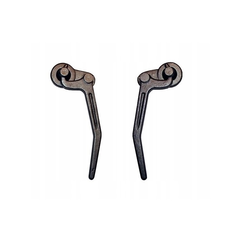 Paper clip lock for the side of the dump truck