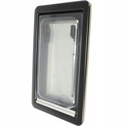 Hinged window with Seitz S4 350 x 500mm Dometic roller blind