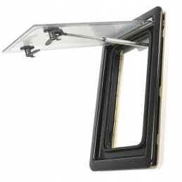 Hinged window with Seitz S4 350 x 500mm Dometic roller blind