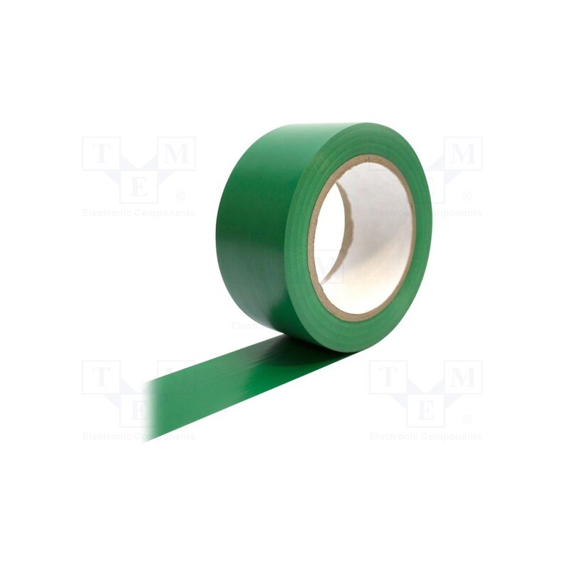 1 pcs x COBA EUROPE - TP040002 - Tape: marking, green, L: 33m, W: 50mm, self-adhesive, Thk: 0.15mm
