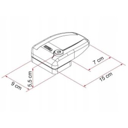 Safe door 3 white fiamma door protection