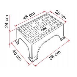 Fiamma magnum entry step 200kg for camper trailer