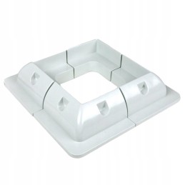 Corner holders for solar panels for a camper