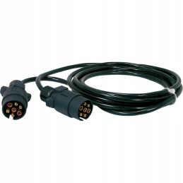 Connection cable for trailers, 2 plugs, 4 m