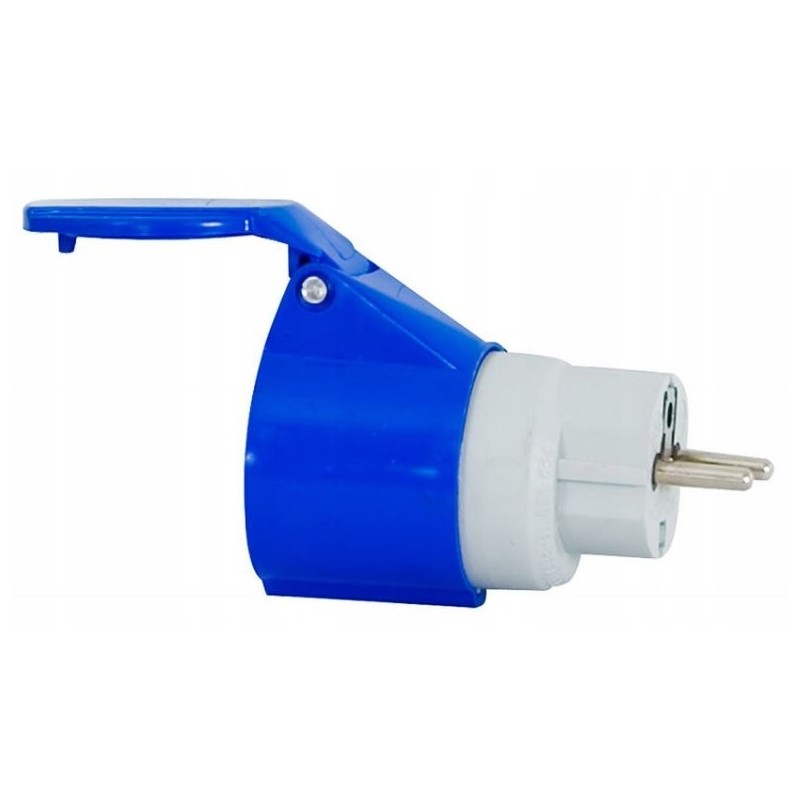 Camping adapter plug 230v socket 16a 3p
