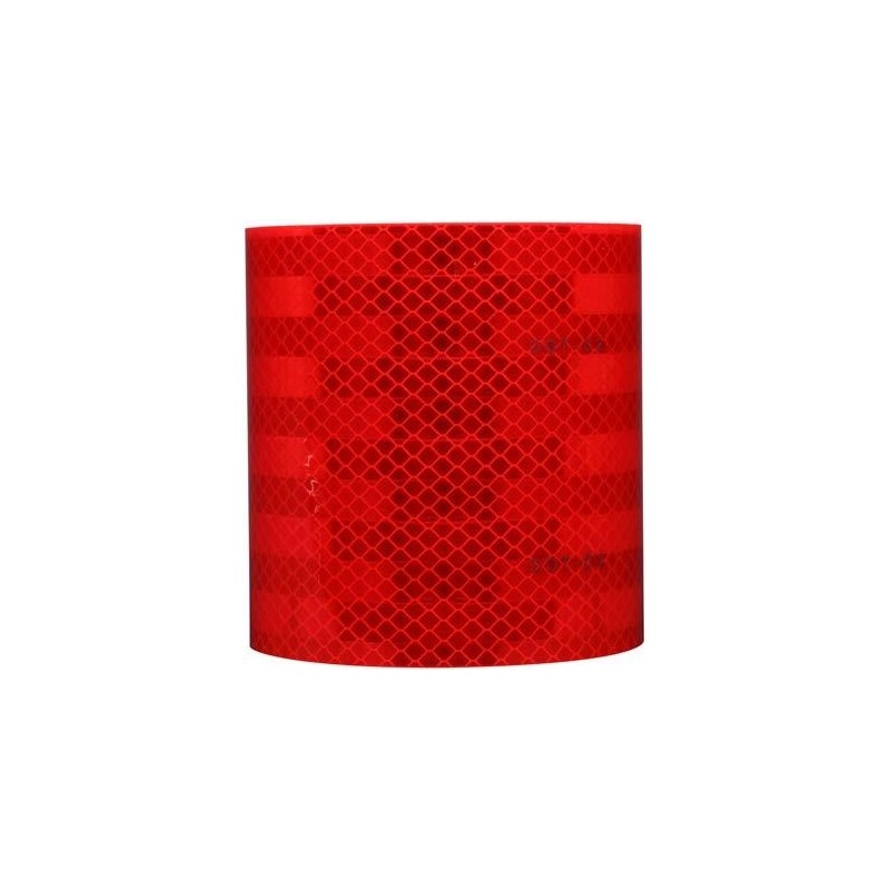 Self-adhesive reflective tape, red foil, 10 cm