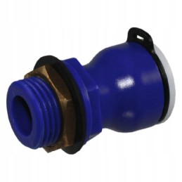 Screw connection of the tank with a 1 2 inch nut