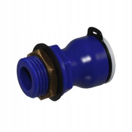 Screw connection of the tank with a 1 2 inch nut