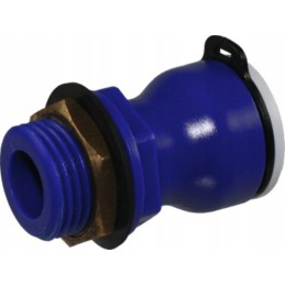 Screw connection of the tank with a 1 2 inch nut